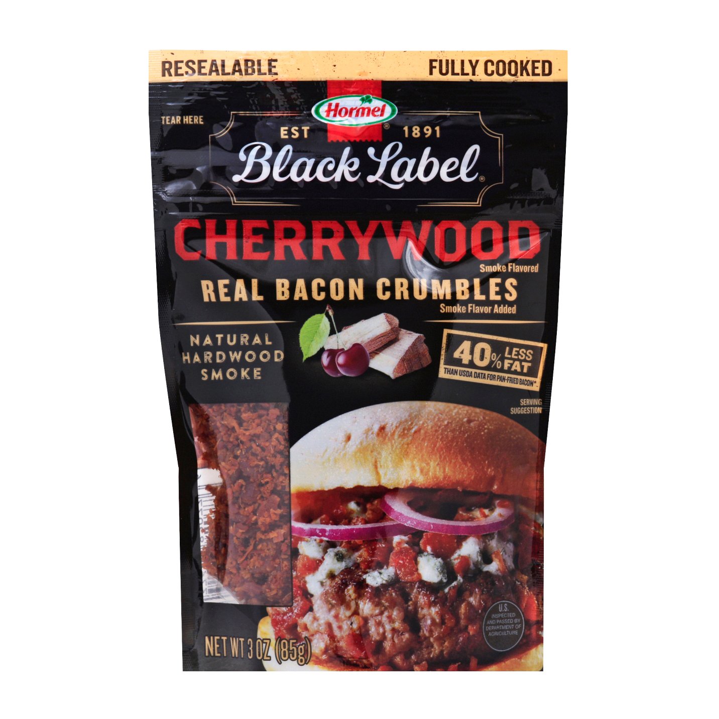 Hormel Black Label Cherrywood Bacon Crumbles Shop Salad toppings at HEB