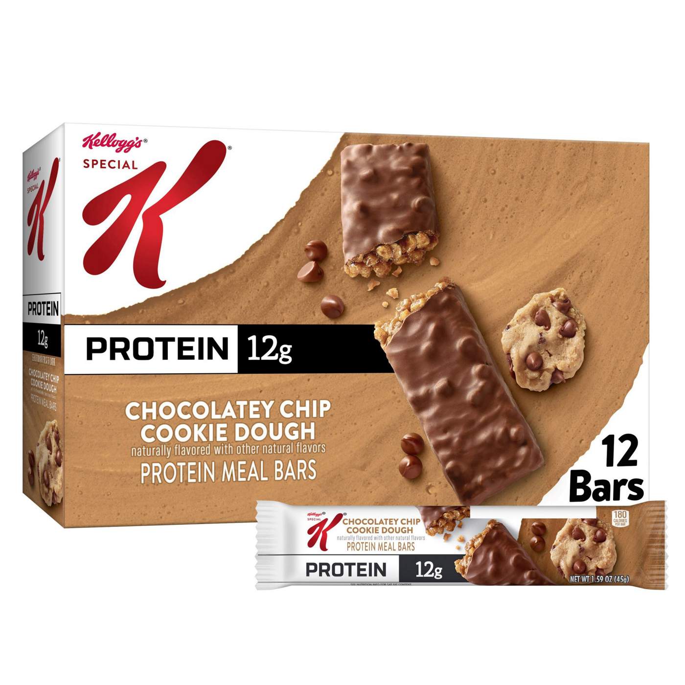 Kellogg's Special K Chocolatey Chip Cookie Dough Protein Meal Bars; image 4 of 4