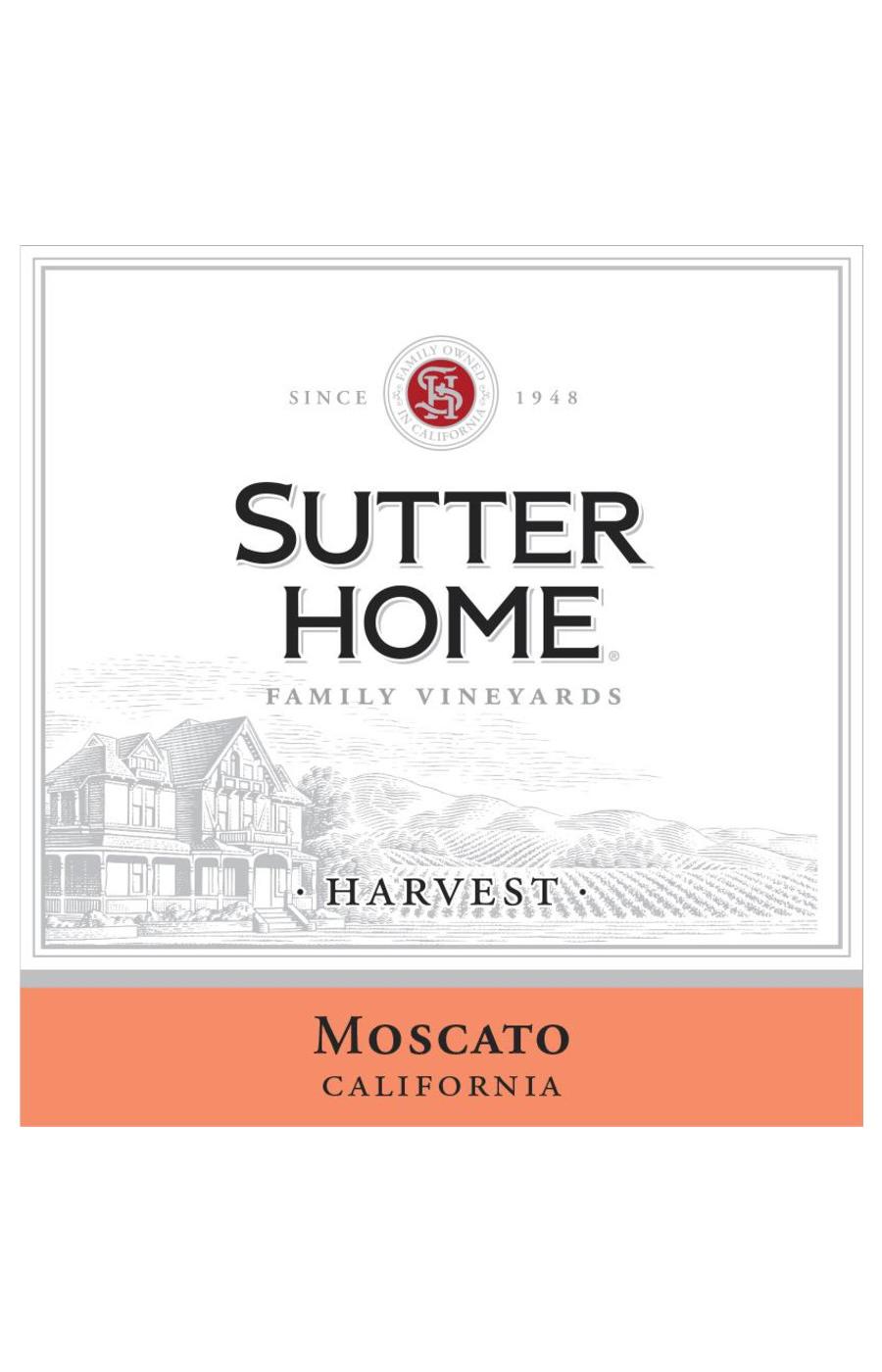 Sutter Home Family Vineyards Harvest Moscato; image 2 of 2