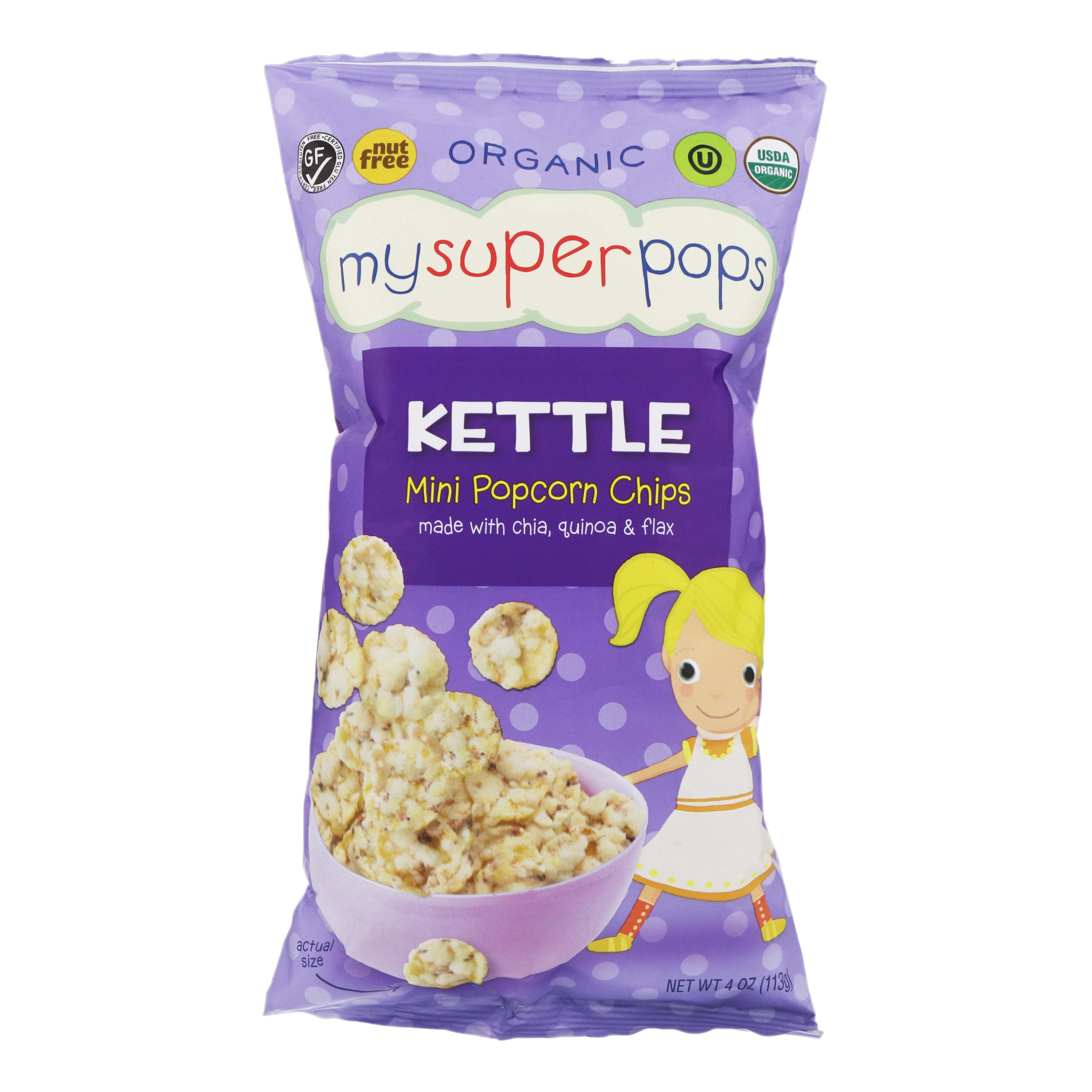 MySuperPops Organic Kettle Mini Popcorn Chips Shop Popcorn at HEB