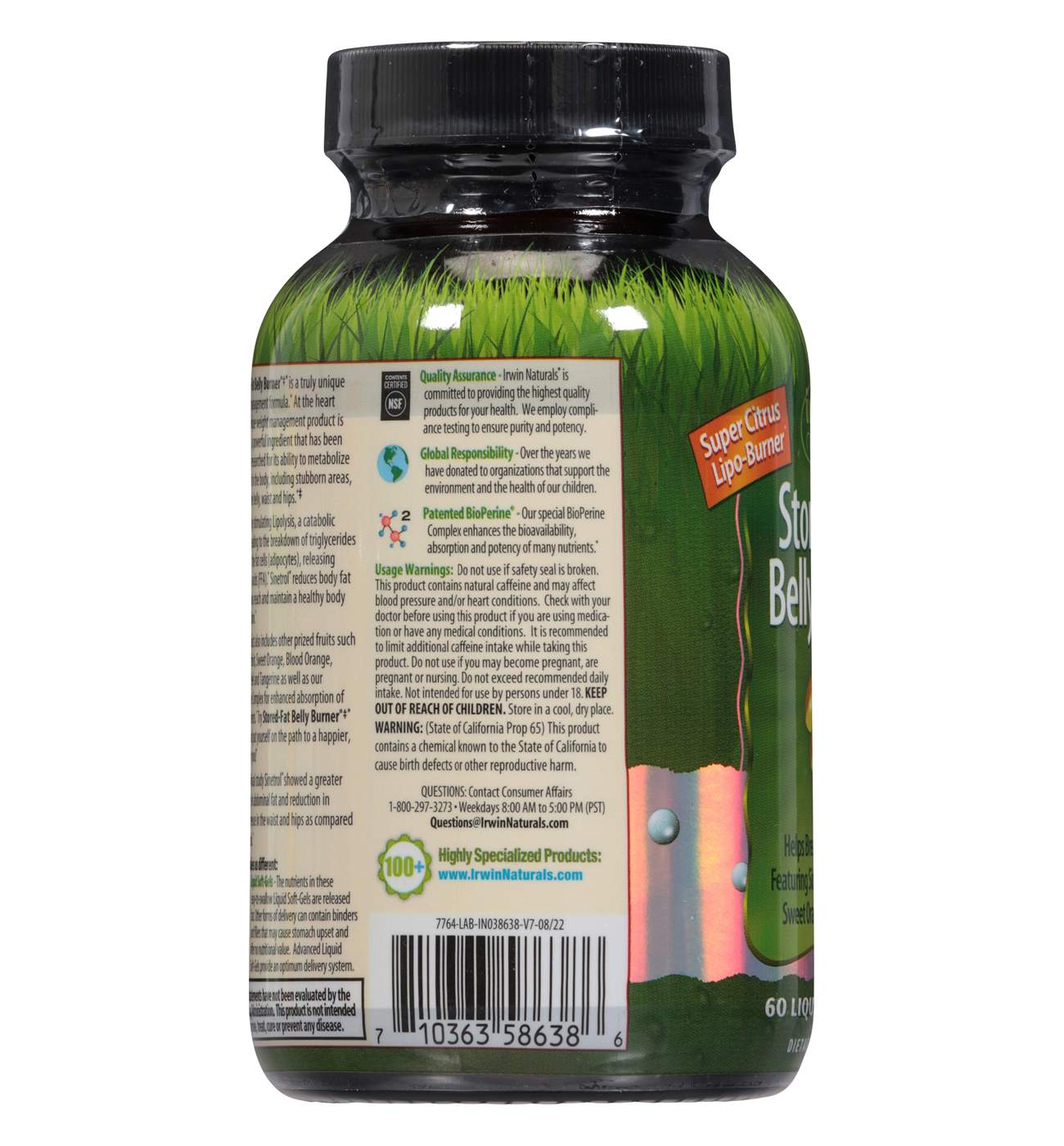 Irwin Naturals Stored Fat Belly Burner Liquid Softgels; image 4 of 4