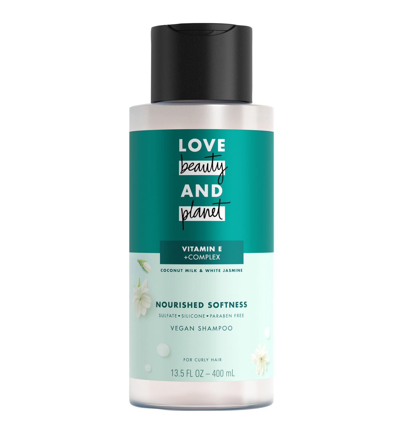 Love Beauty and Planet Nourished Softness Vegan Shampoo - Coconut Milk & White Jasmine; image 1 of 7