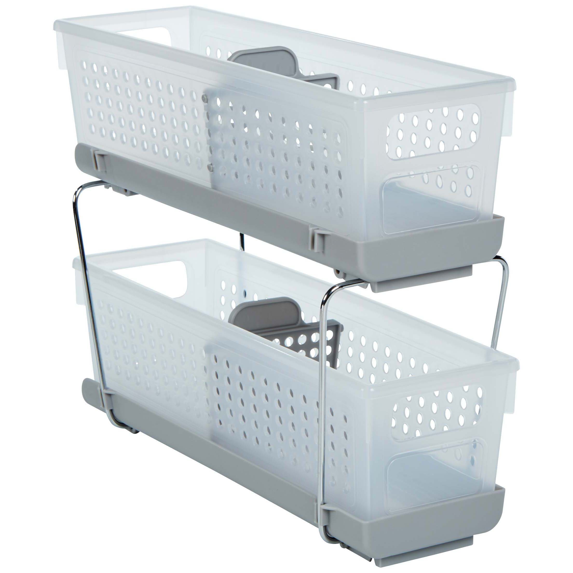 madesmart Mini 2-Tier Organizer with Dividers