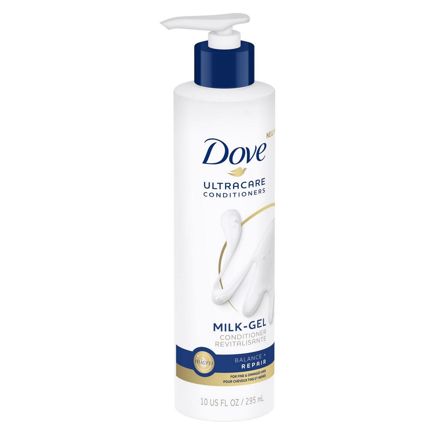 Dove UltraCare Milk-Gel Conditioner; image 4 of 5