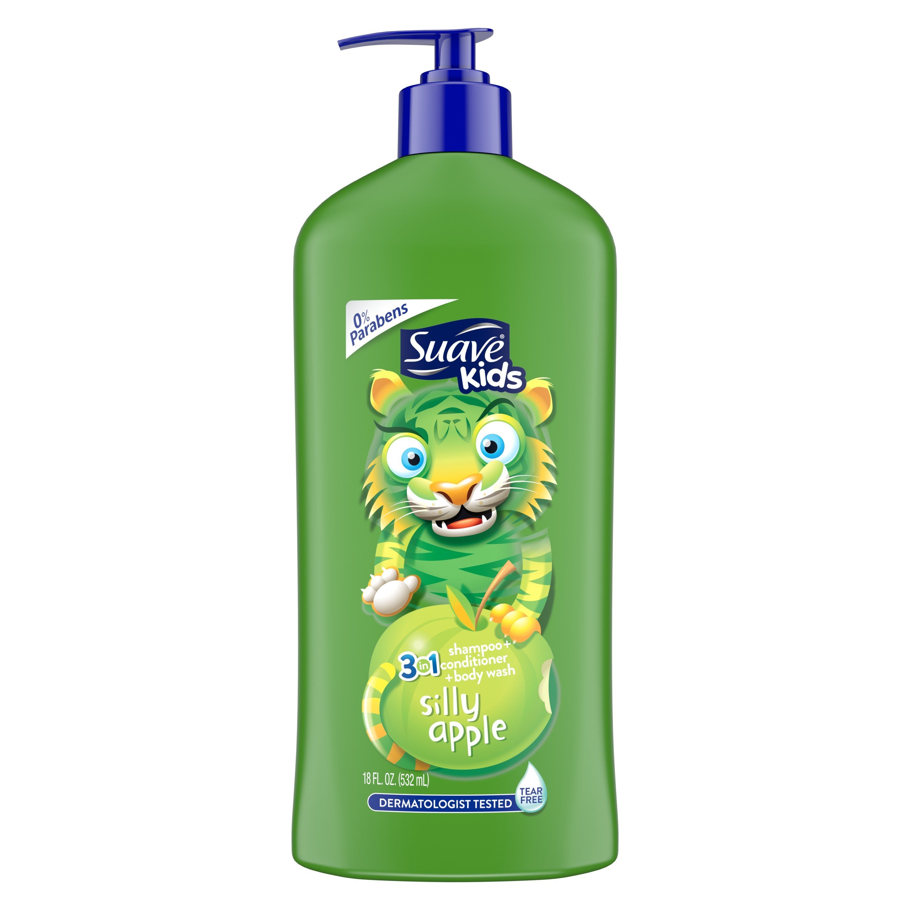 Suave Kids Silly Apple 3 in 1 Shampoo Conditioner & Body Wash - Bath & Hair Care at H-E-B