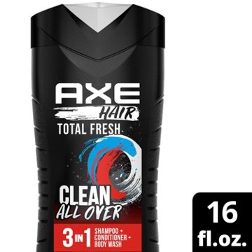 AXE 3 in 1 Body Wash + Shampoo + Conditioner - Total Fresh