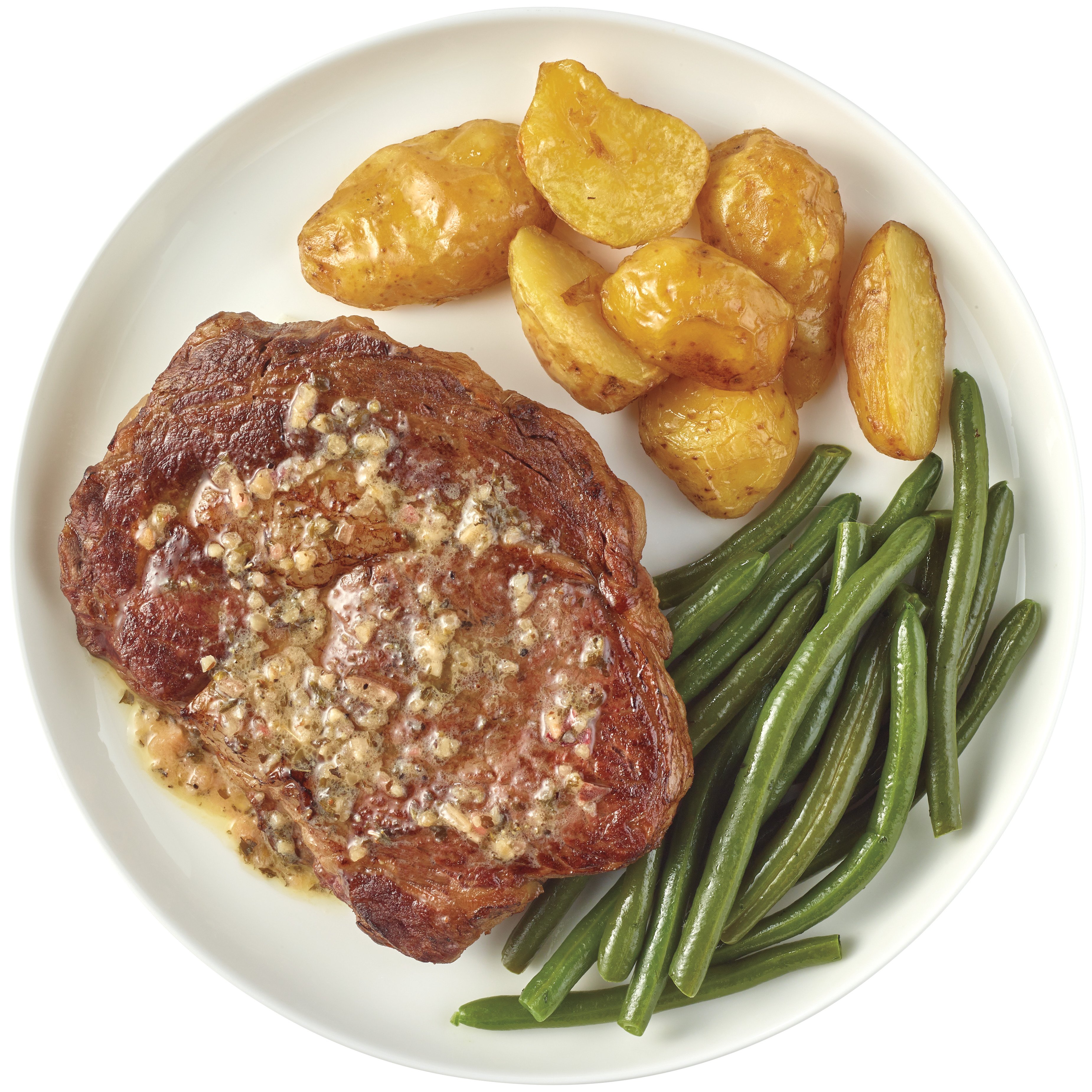 Meal Simple By H-E-B Beef Ribeye Steak With Horseradish Butter ...