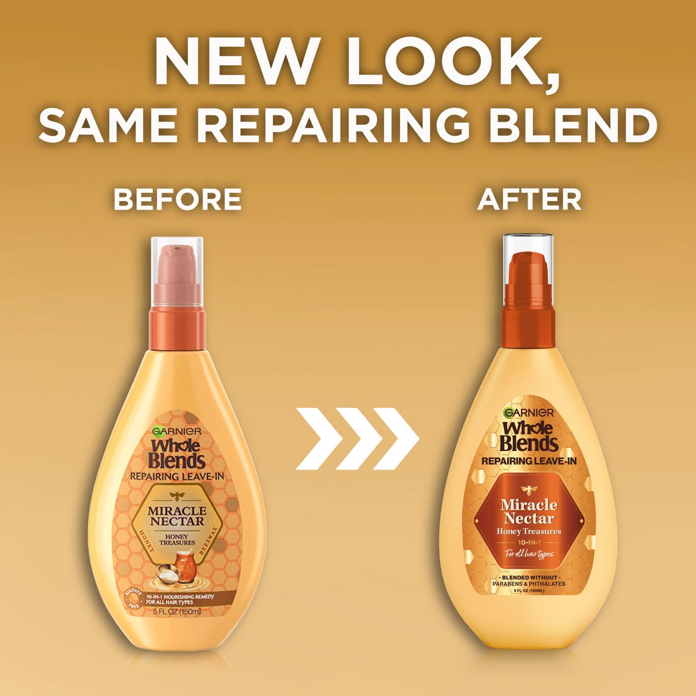 Garnier Whole Blends Miracle Nectar Leave-In Treatment; image 9 of 10