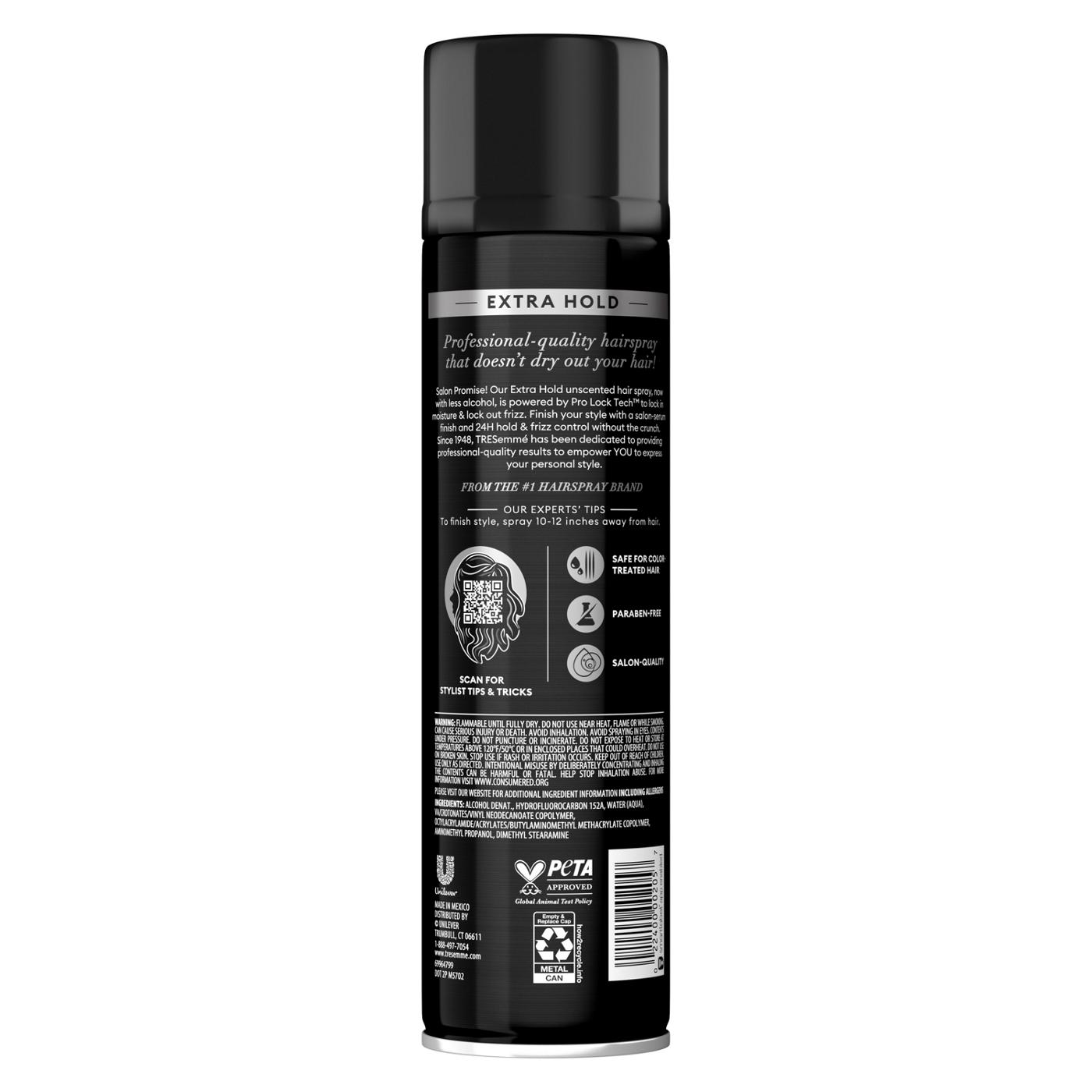 TRESemmé Extra Firm Control Aerosol Hair Spray - Unscented; image 3 of 4