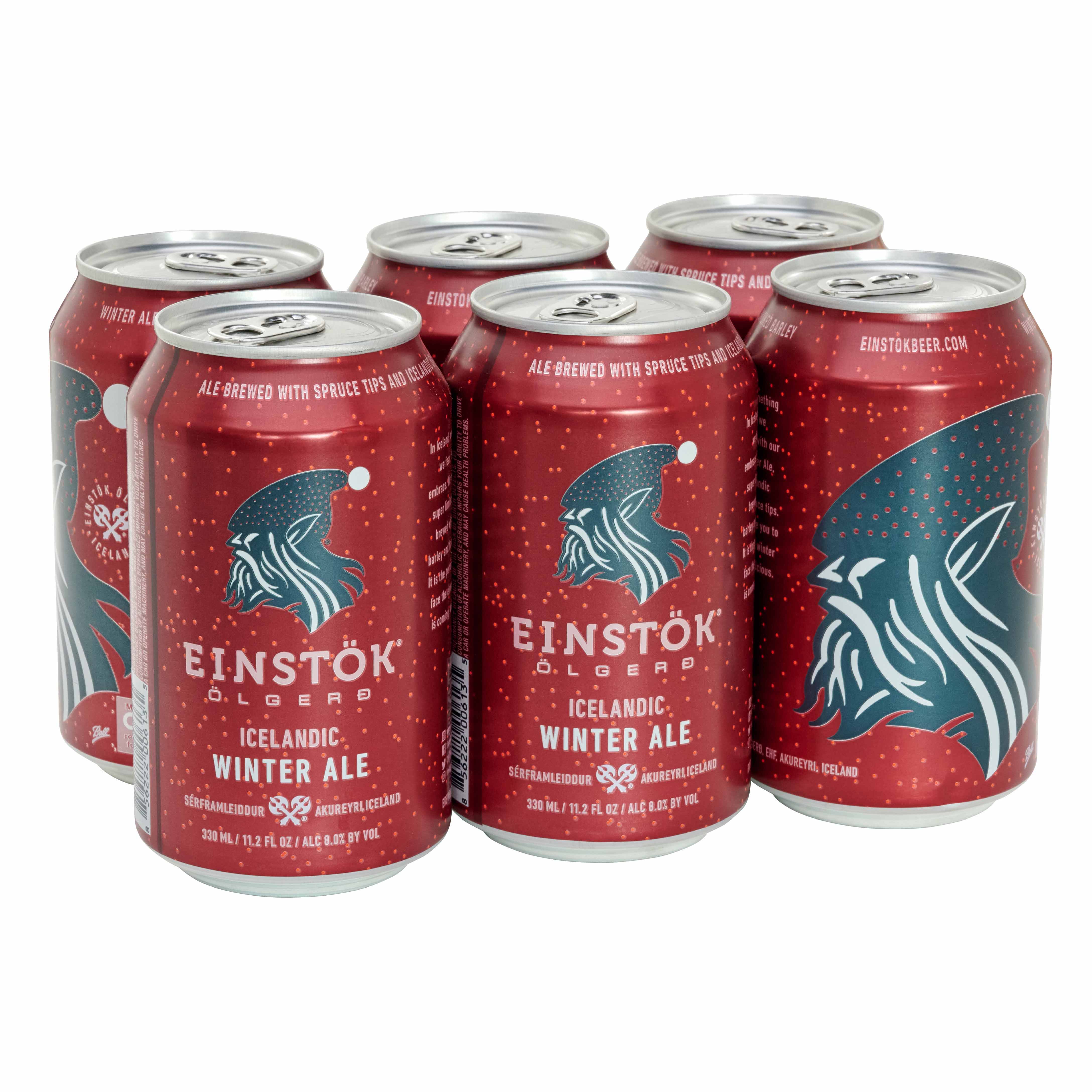 Einstok Icelandic Winter Ale Seasonal Beer 12 oz Cans Shop Beer at HEB
