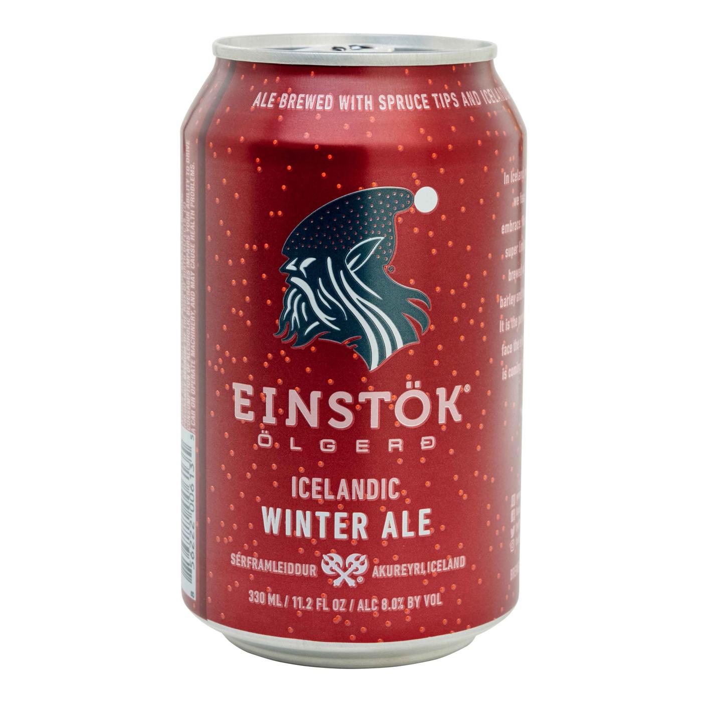 Einstok Icelandic Winter Ale Seasonal Beer 12 oz Cans; image 3 of 3