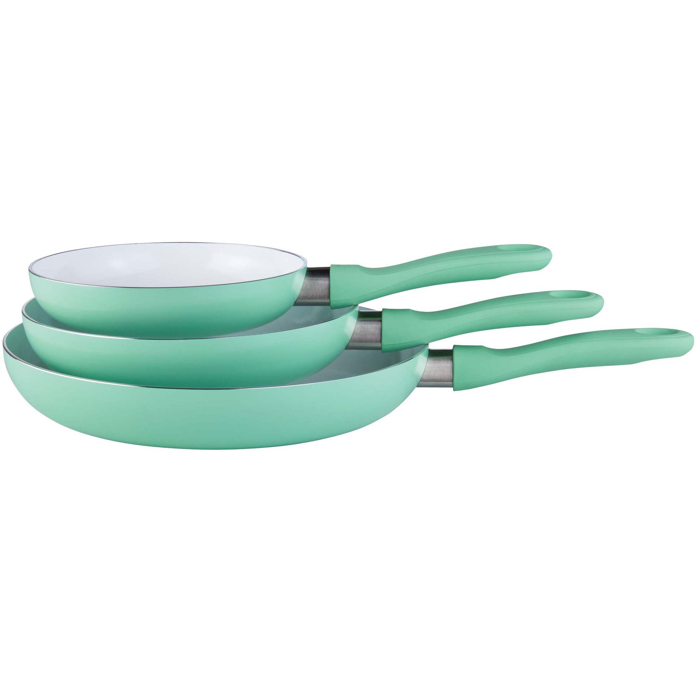 Cook Prep Eat Fry Pan Set Mint Shop Cookware at HEB