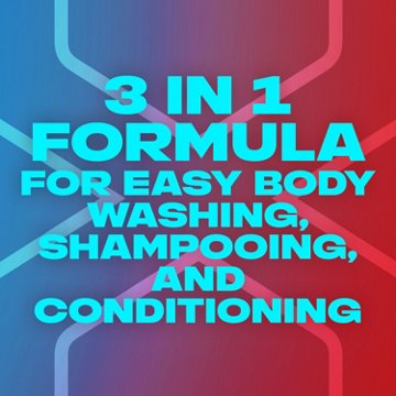 AXE Hair 3 in 1 Shampoo + Conditioner + Body Wash - Total Fresh
