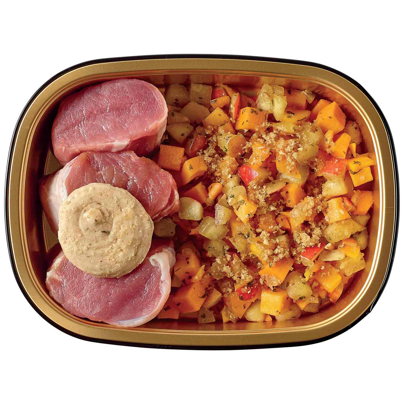 Meal Simple by H-E-B Pork Tenderloin with Pecan Praline Butternut Squash & Apples; image 2 of 4