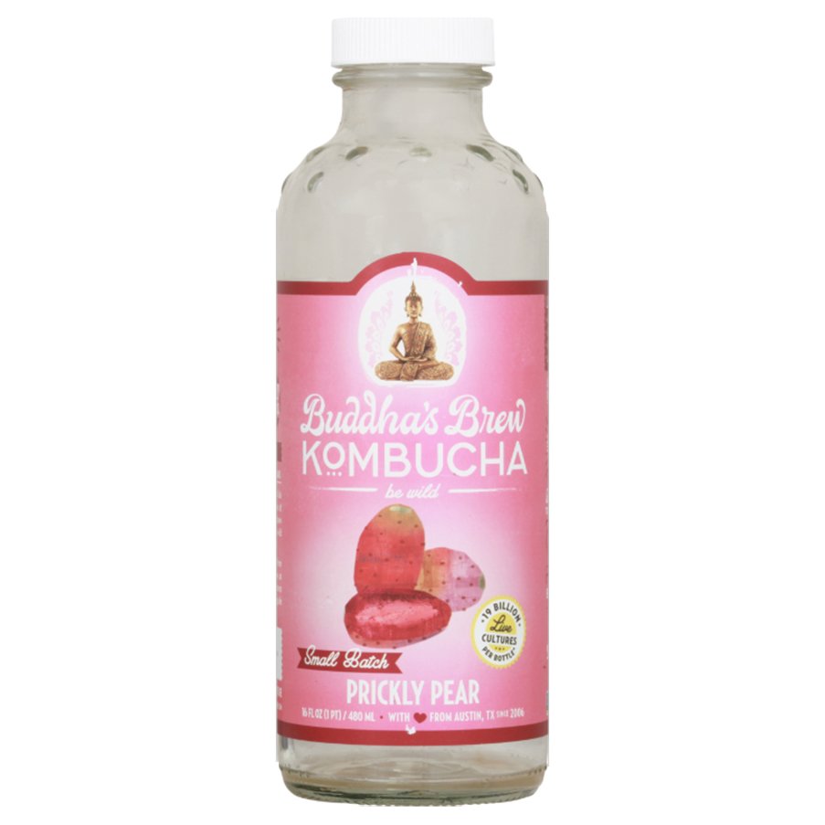Buddha's Brew Kombucha Limited - Raspberry, 16 oz