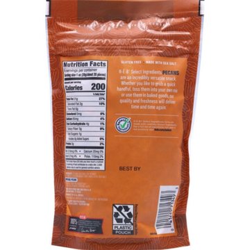 H-E-B Salted Roasted Pecan Halves, 8 oz