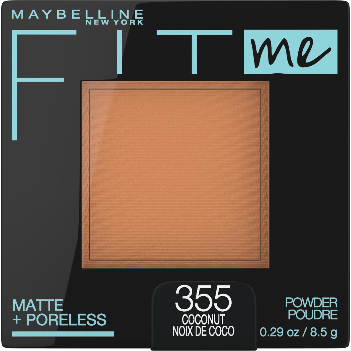 Maybelline Fit Me Matte + Poreless Powder, Coconut; image 1 of 2