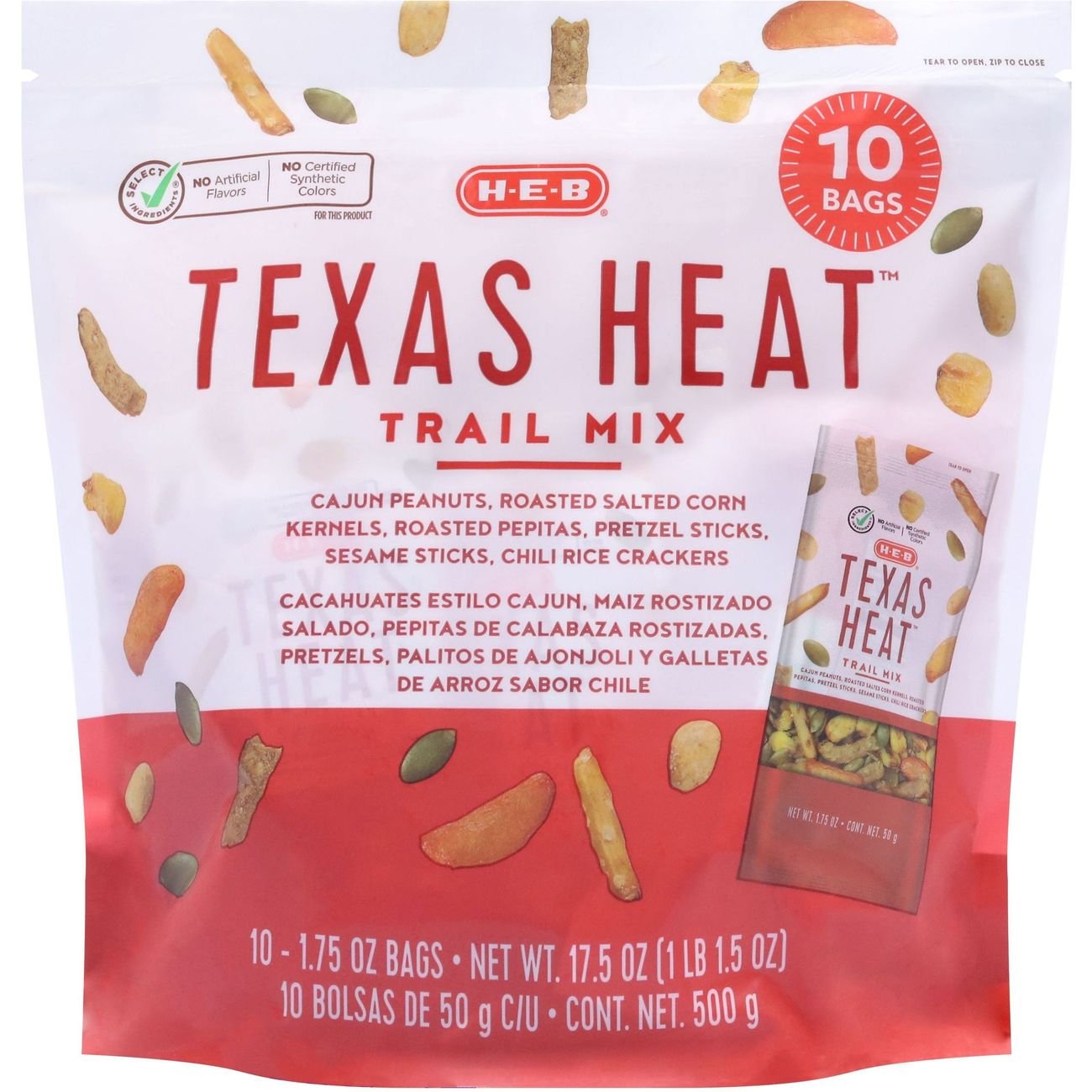 HEB Select Ingredients Texas Heat Trail Mix Multipack Shop Trail