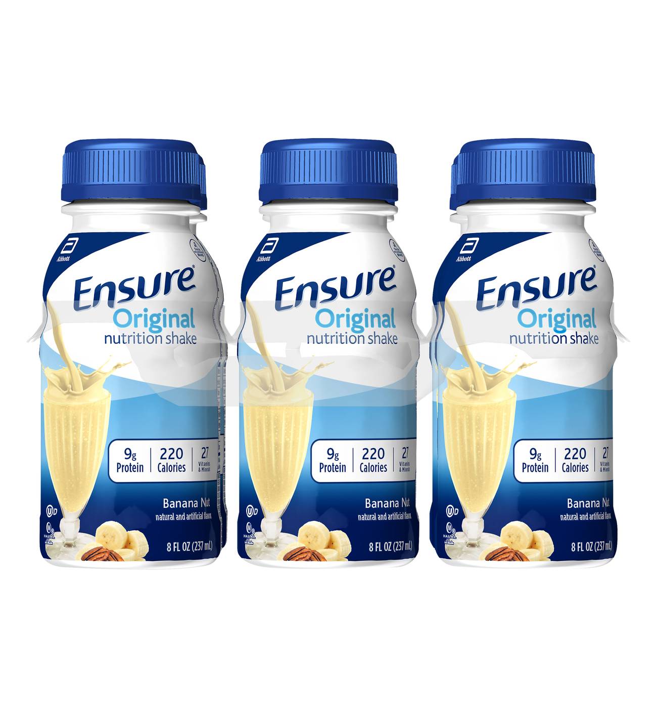 Ensure Original Nutrition Shakes - Banana Nut, 6 pk; image 1 of 7