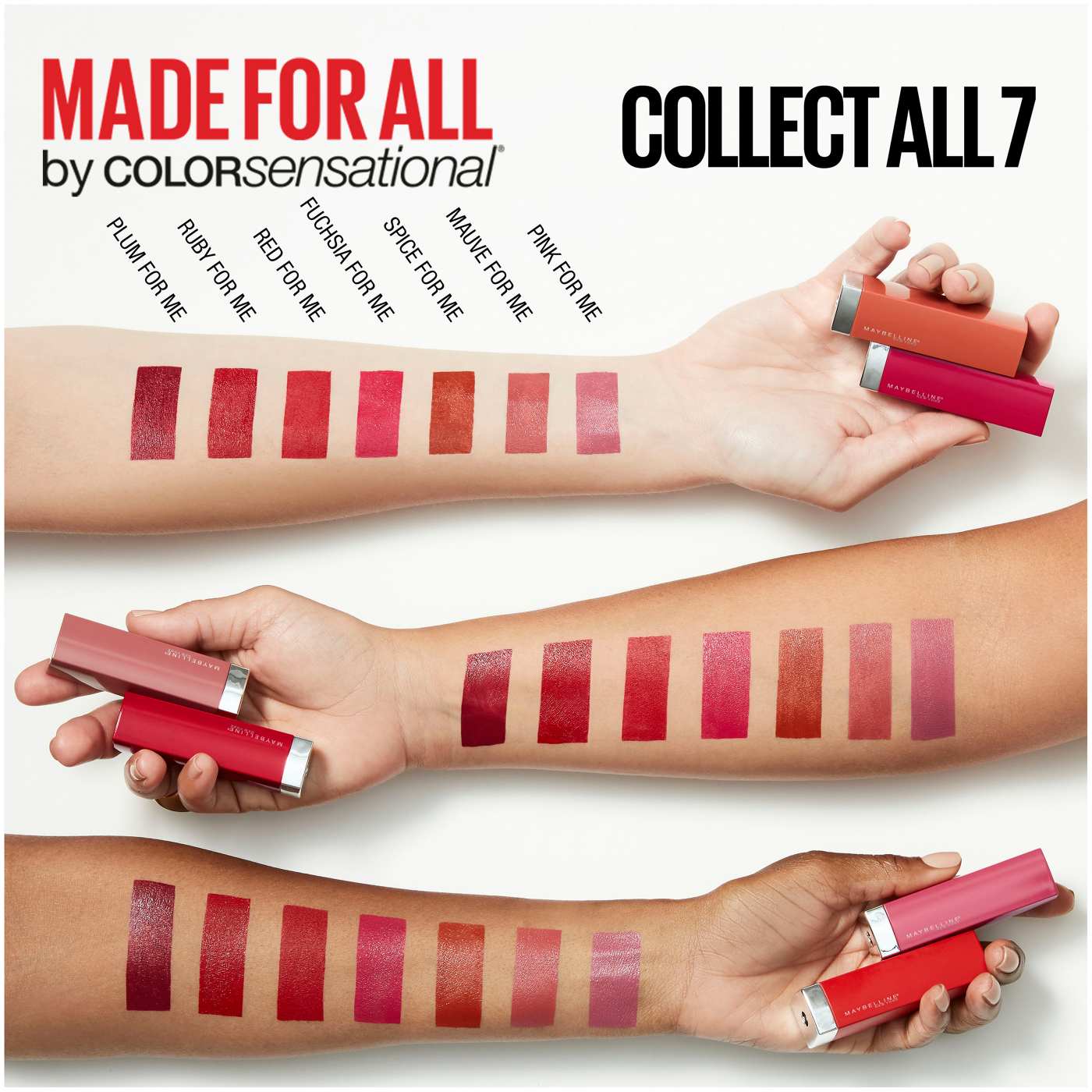 Maybelline Made For All Lipstick Color Sensation Fuchsia; image 3 of 5