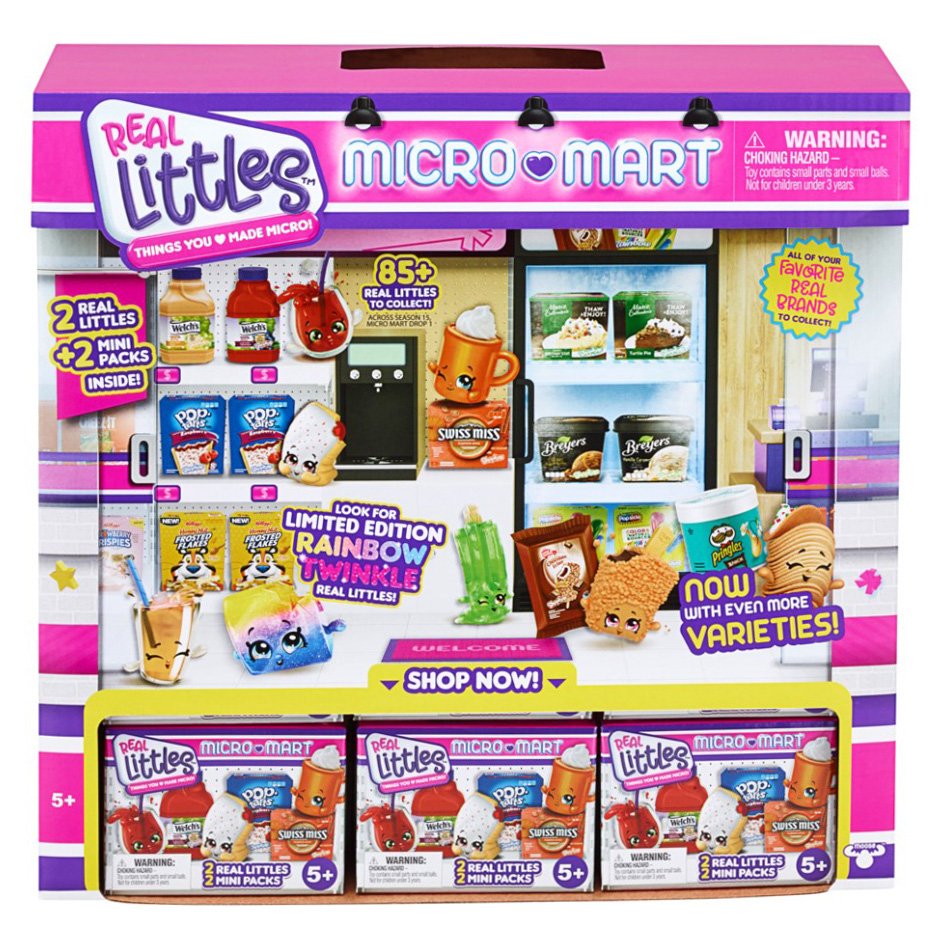 Real Littles Shopkins Micro Mart Mini Pack Series 17 - Shop Action