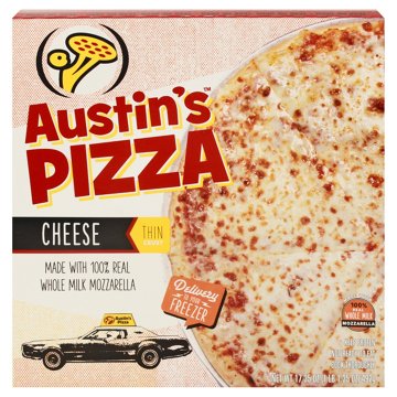 Austin's Pizza Thin Crust Frozen Pizza - Cheese, 17.35 oz