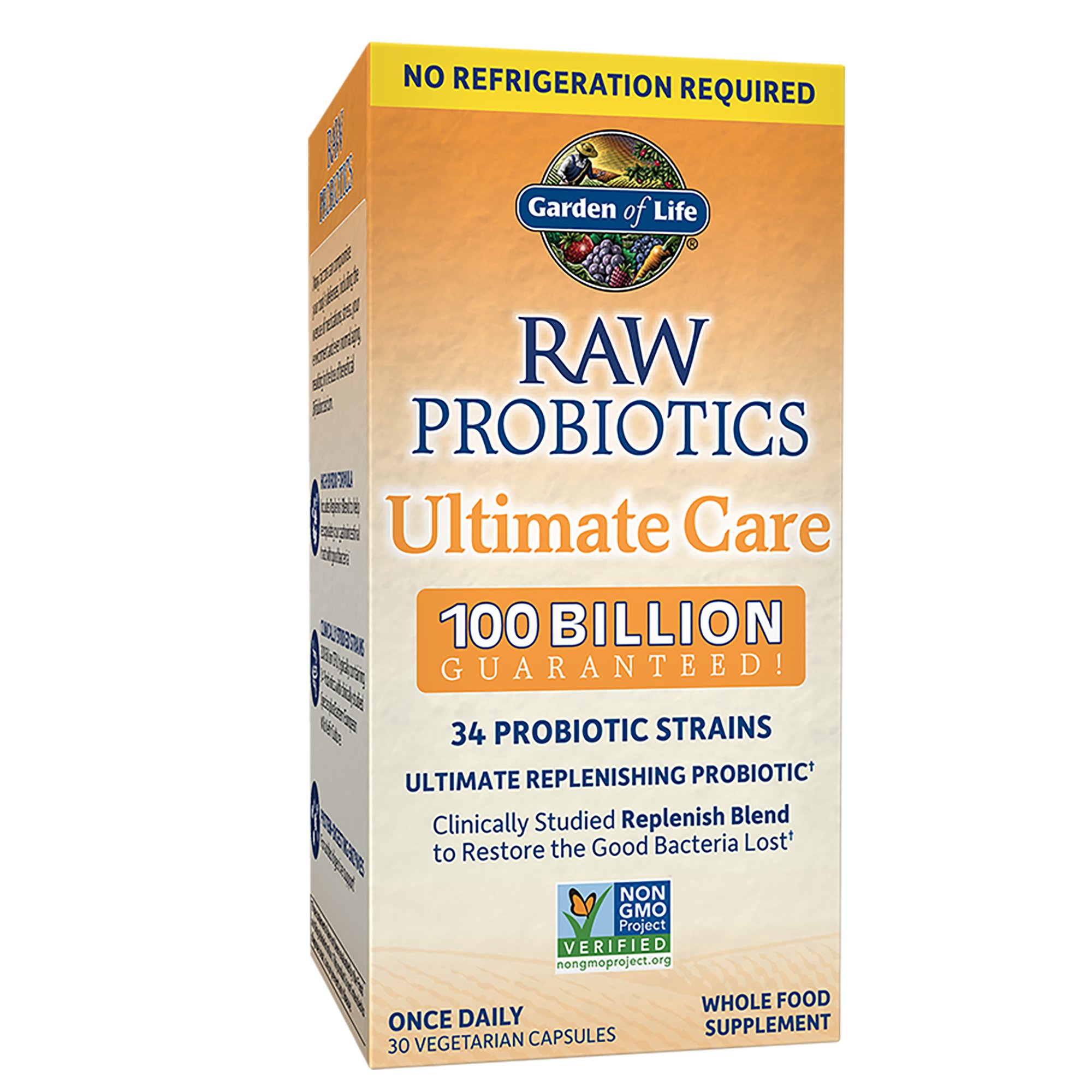 Garden of Life RAW Probiotics Ultimate Care Shelf Stable Capsules