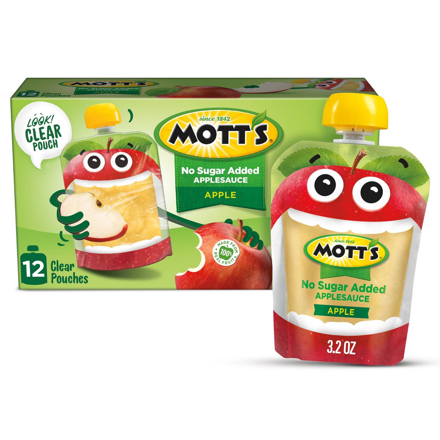 Mott's No Sugar Added Apple Sauce Pouches; image 7 of 7