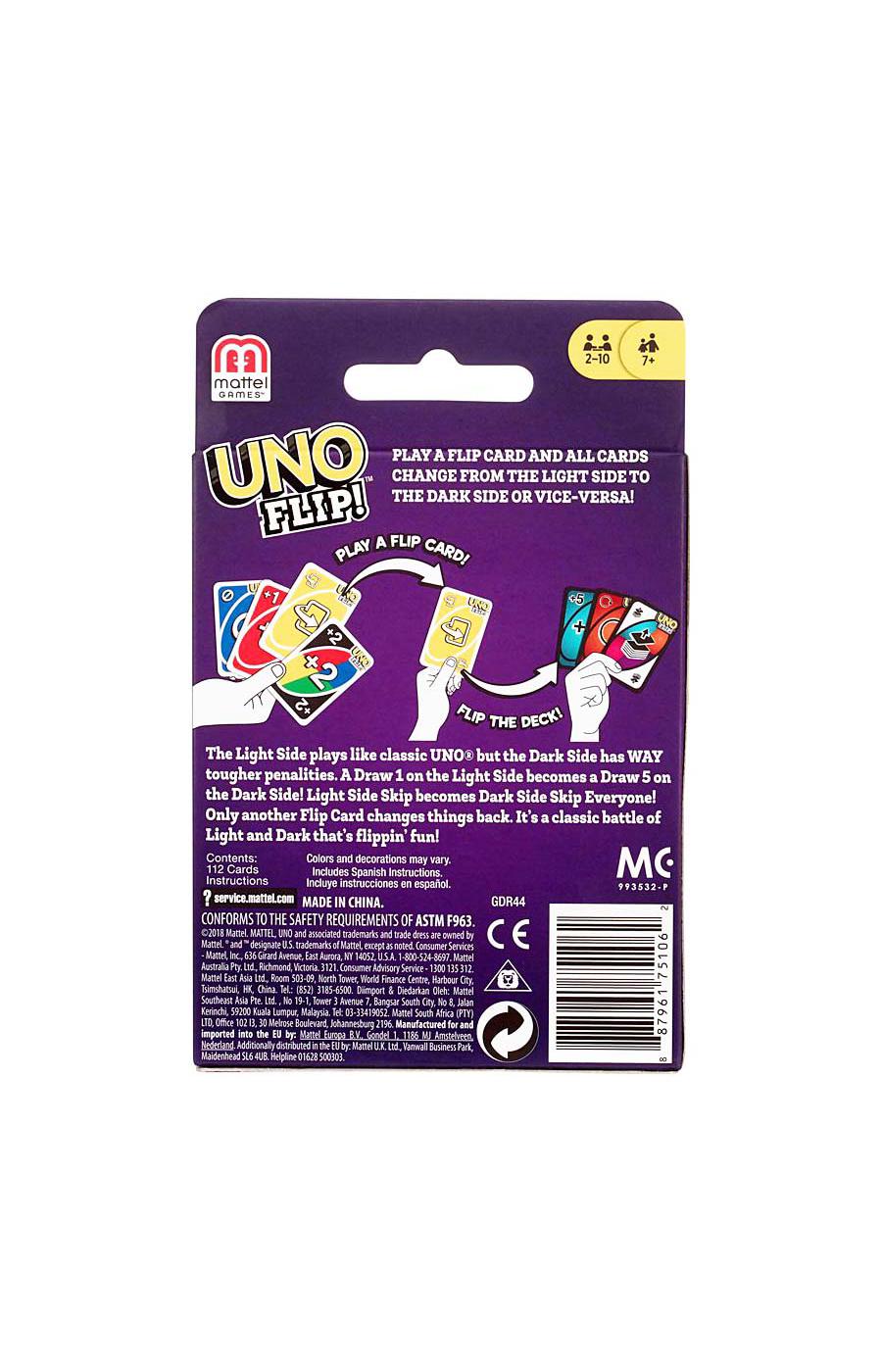 UNO Flip! Card Game; image 2 of 2