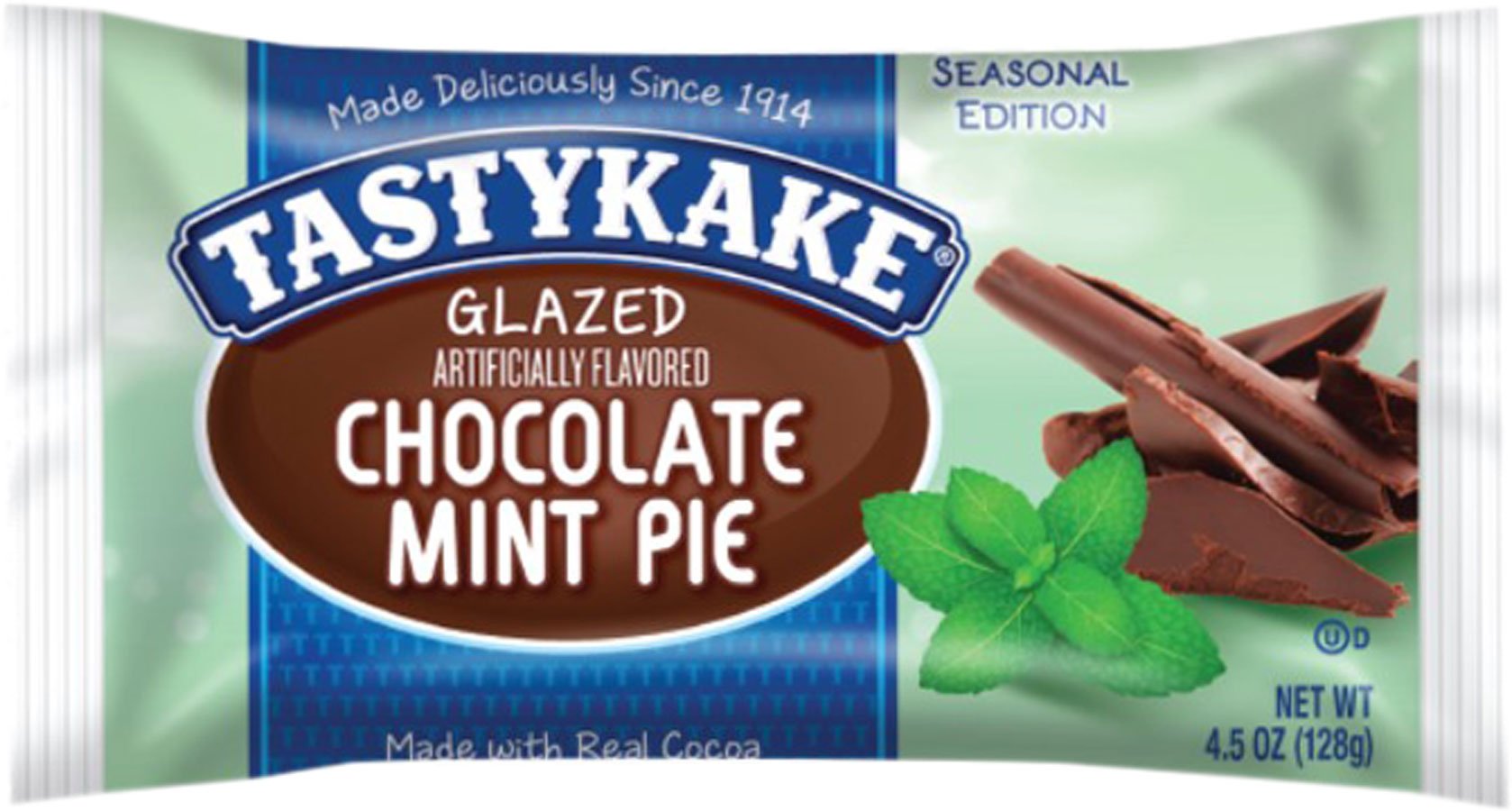 Tastykake Glazed Chocolate Mint Pie Shop Snack Cakes at HEB