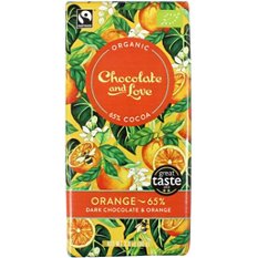choco.and.love様リクエストページ Chocolate And Love 65% Dark Chocolate & Orange Bar, 80 g | Central