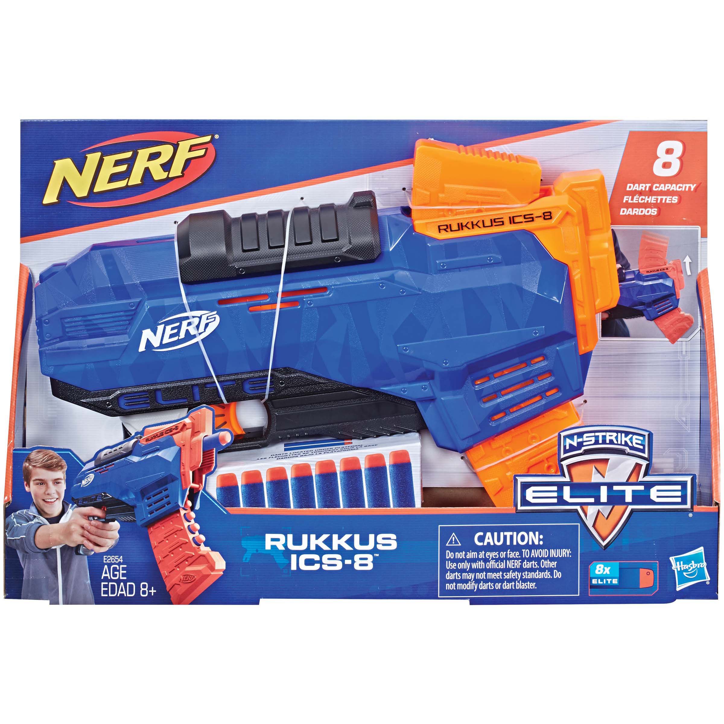 NERF N-Strike Elite Rukkus ICS-8 Blaster