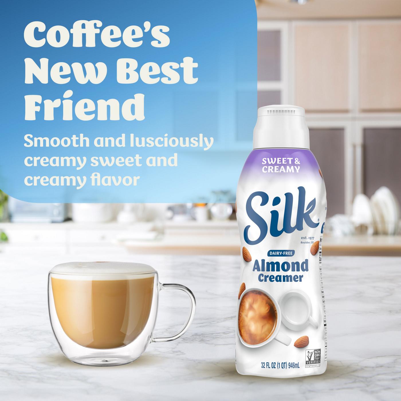 Silk Sweet & Creamy Almond Liquid Coffee Creamer; image 5 of 9