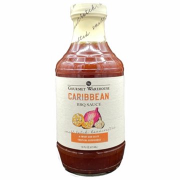 Gourmet Warehouse Caribbean Premium BBQ Sauce, 16 oz