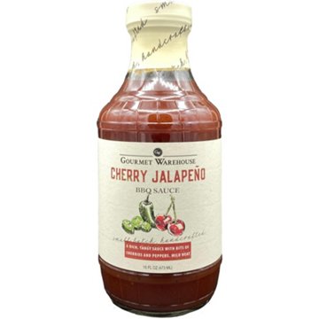 Gourmet Warehouse Cherry Jalapeno Premium BBQ Sauce, 16 oz