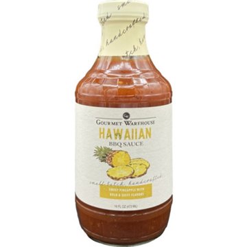 Gourmet Warehouse Hawaiian Premium BBQ Sauce, 16 oz
