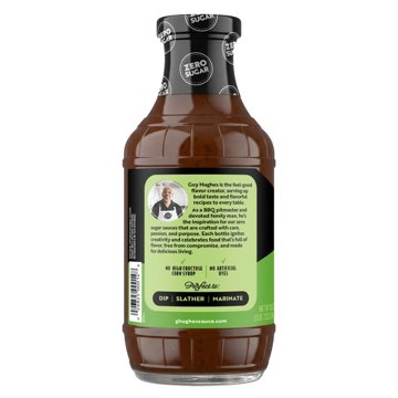 G Hughes Smokehouse Sugar Free Mesquite BBQ Sauce, 18 oz
