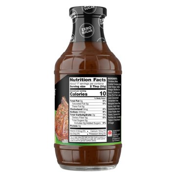 G Hughes Smokehouse Sugar Free Mesquite BBQ Sauce, 18 oz