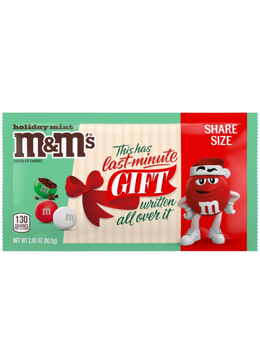 M&M'S Mint Chocolate Christmas Candy - Share Size; image 1 of 7