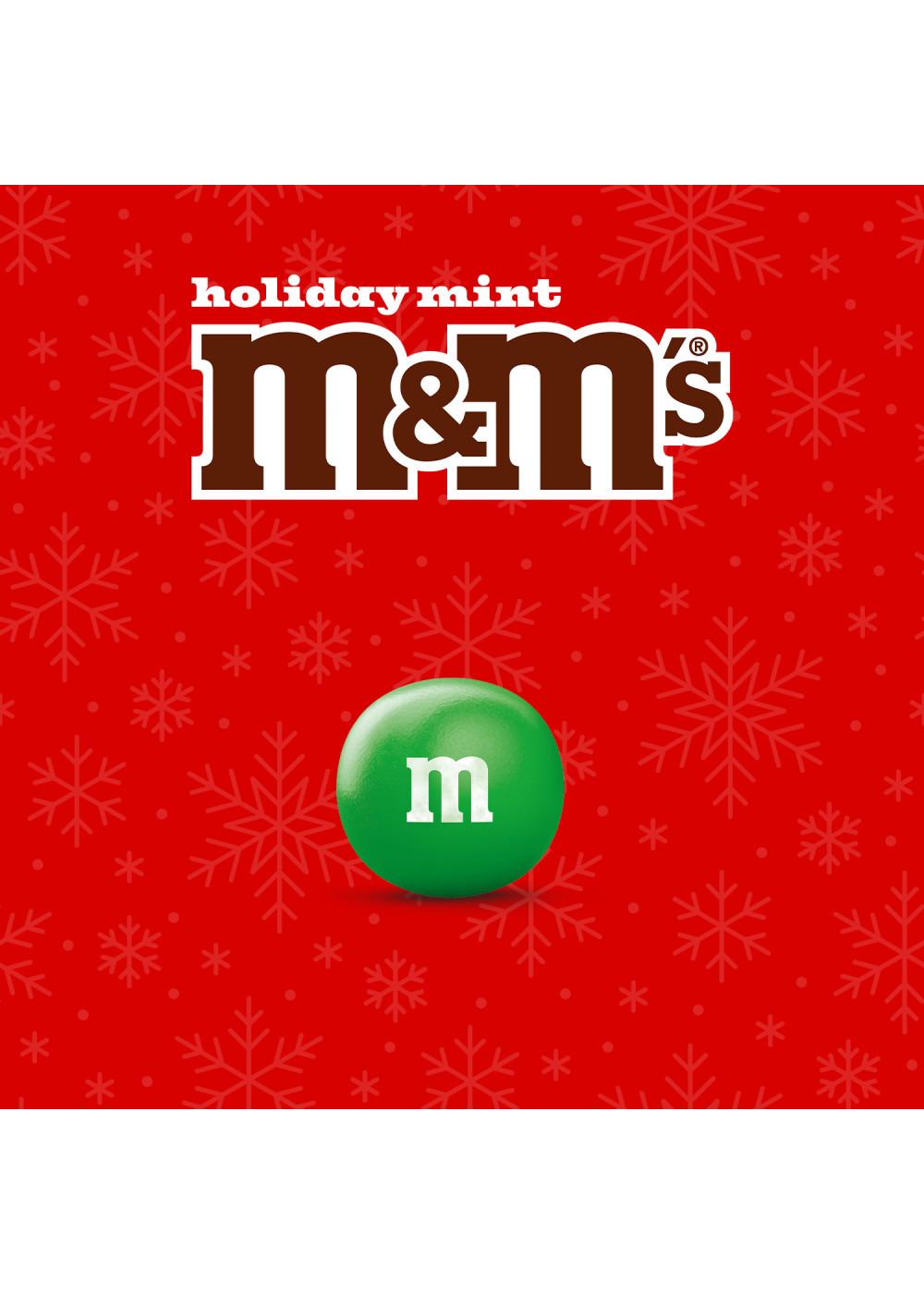 M&M'S Mint Chocolate Christmas Candy - Share Size; image 2 of 7