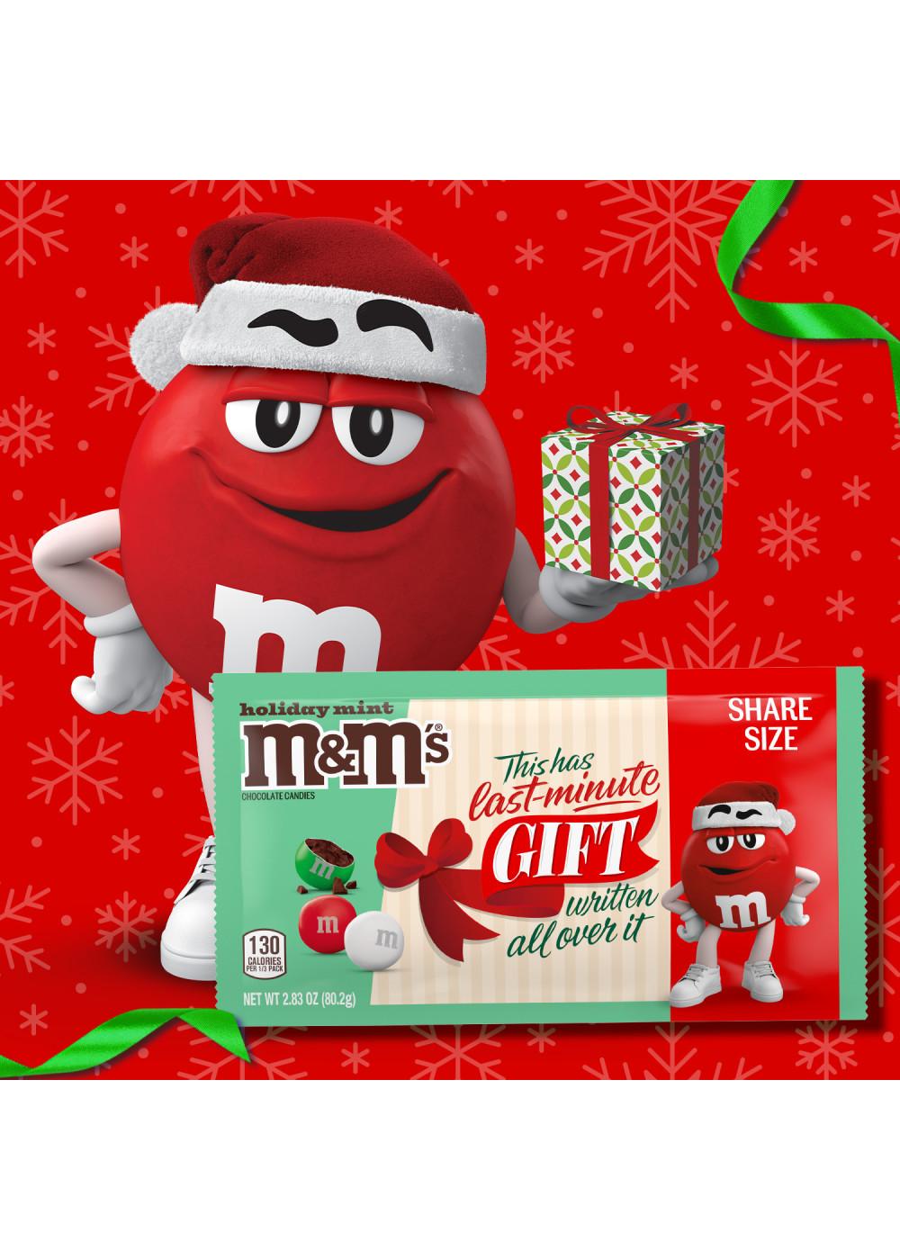 M&M'S Mint Chocolate Christmas Candy - Share Size; image 3 of 7