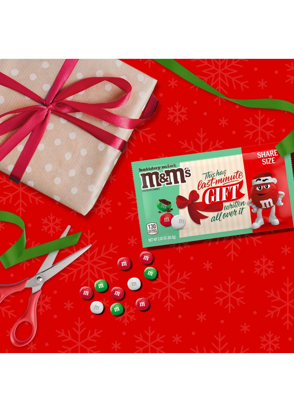 M&M'S Mint Chocolate Christmas Candy - Share Size; image 5 of 7