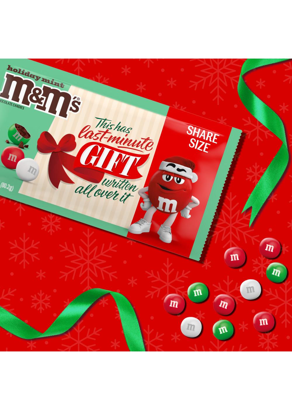 M&M'S Mint Chocolate Christmas Candy - Share Size; image 7 of 7