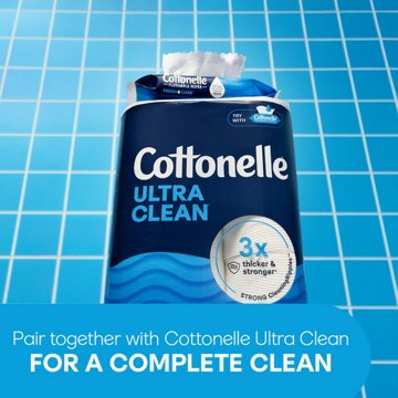 Cottonelle Ultra Clean Strong Toilet Paper, 24 Roll