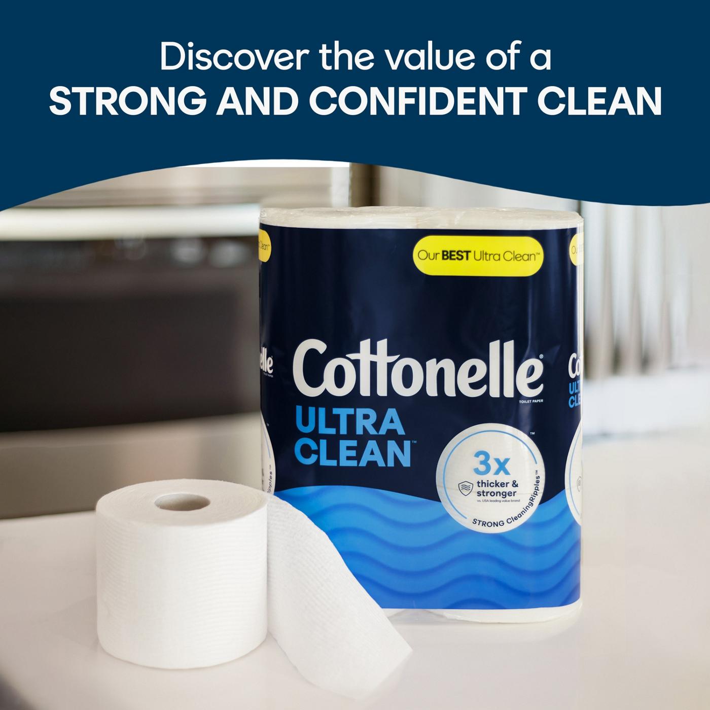 Cottonelle Ultra Clean Strong Toilet Paper; image 5 of 9