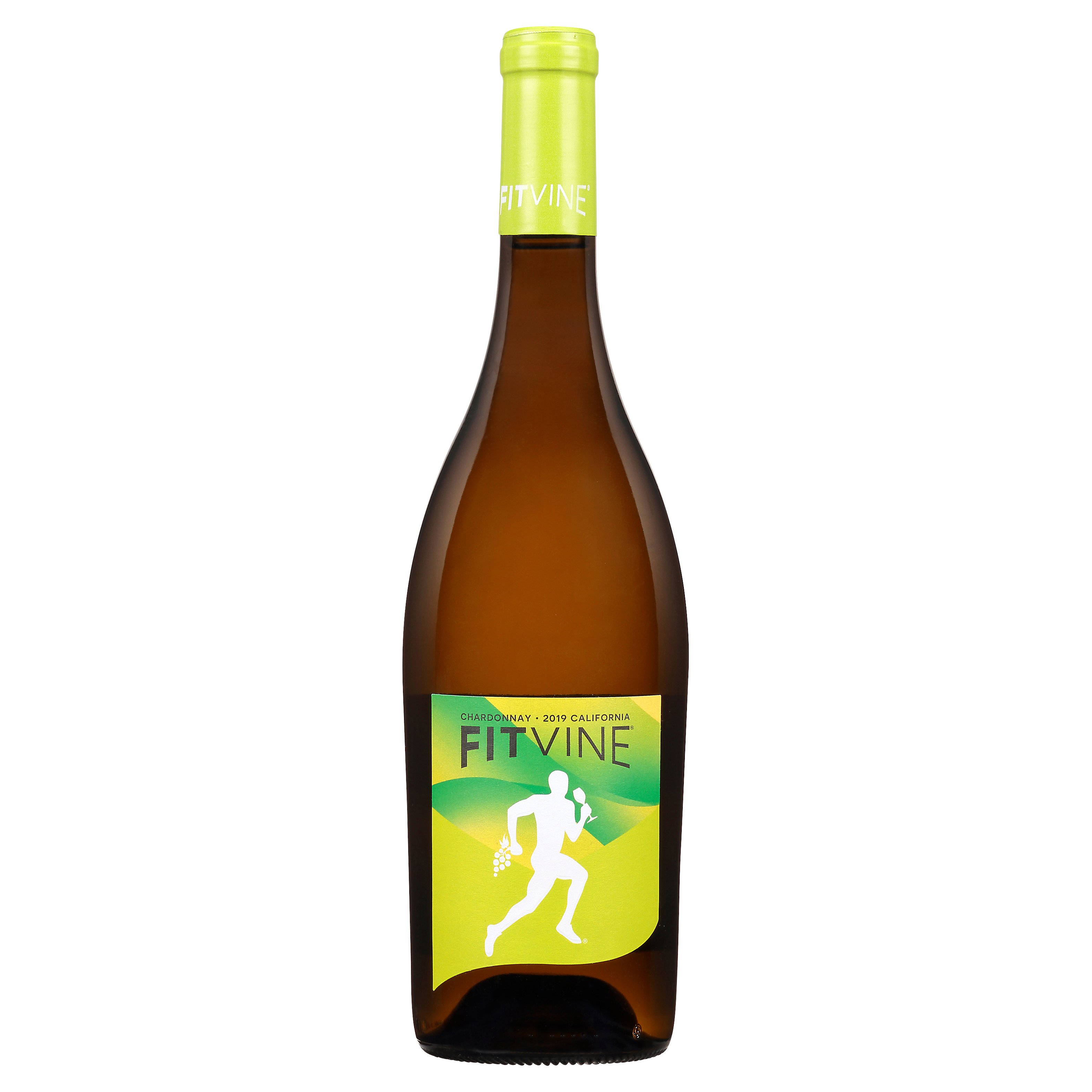 Fit Vine Chardonnay California White Wine, 750 mL