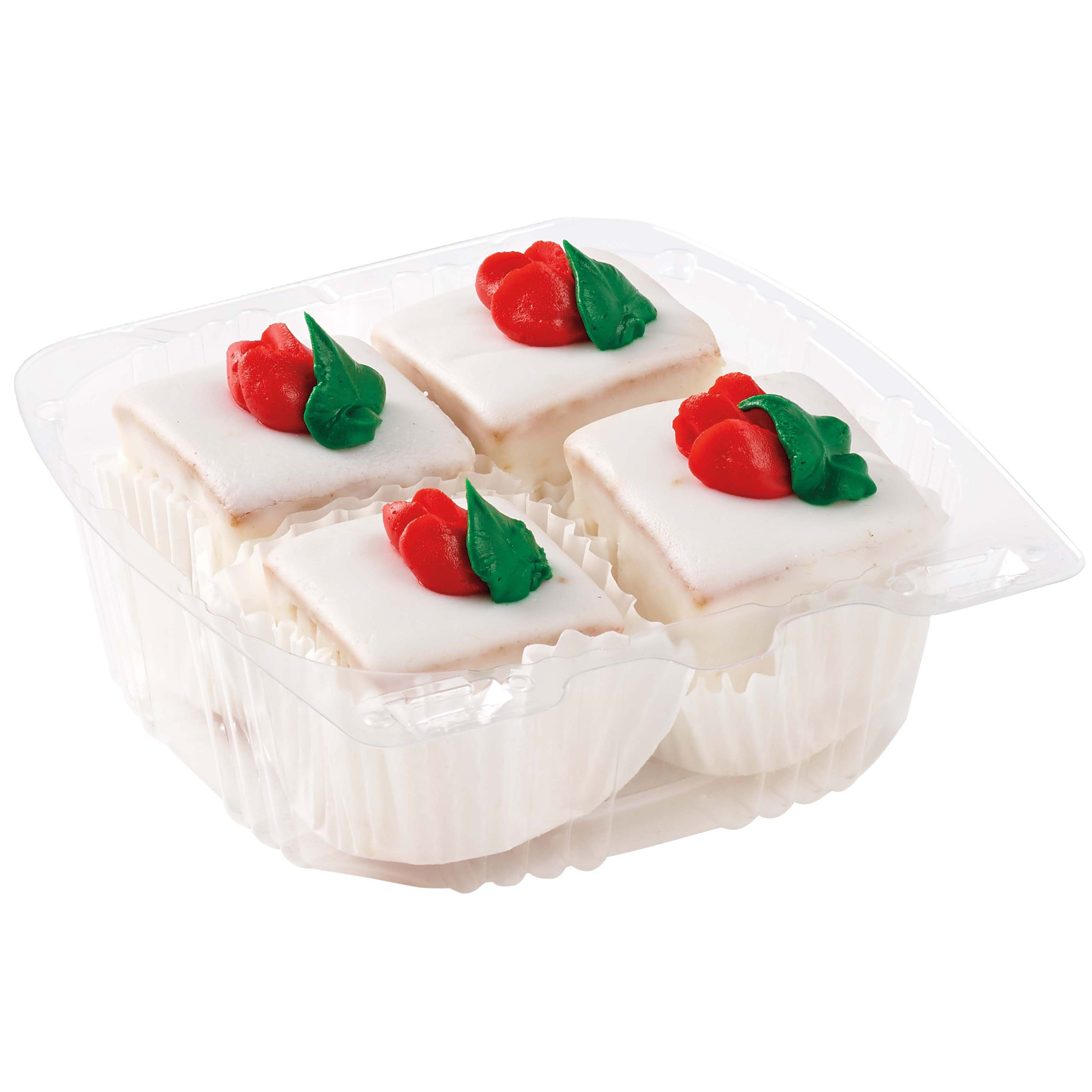 HEB Bakery Petit Four Almond Cake Bites Shop Standard cakes at HEB