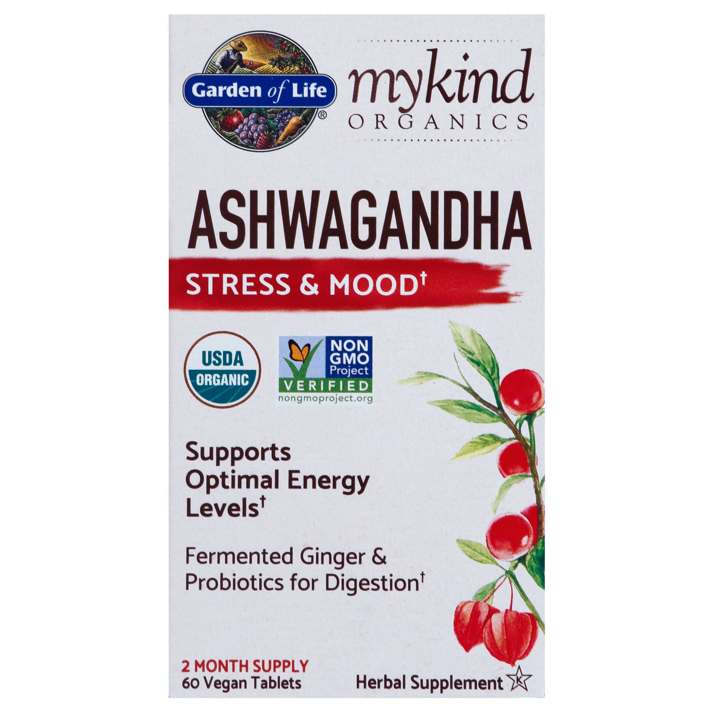 Garden of Life My Kind Organics Ashwagandha Shop Herbs & Homeopathy