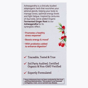 Garden of Life mykind Organics Ashwagandha Tablets