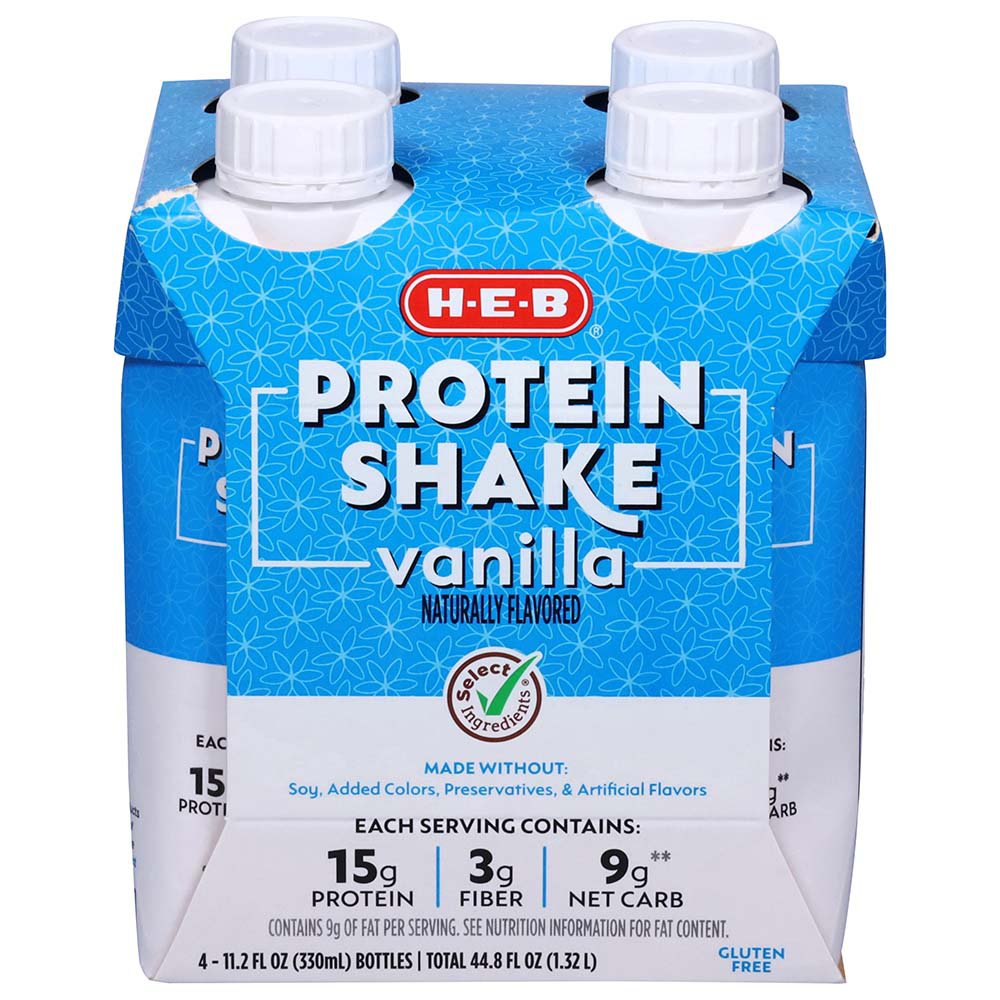 HEB 15g Protein Shake Vanilla Shop Diet & fitness at HEB